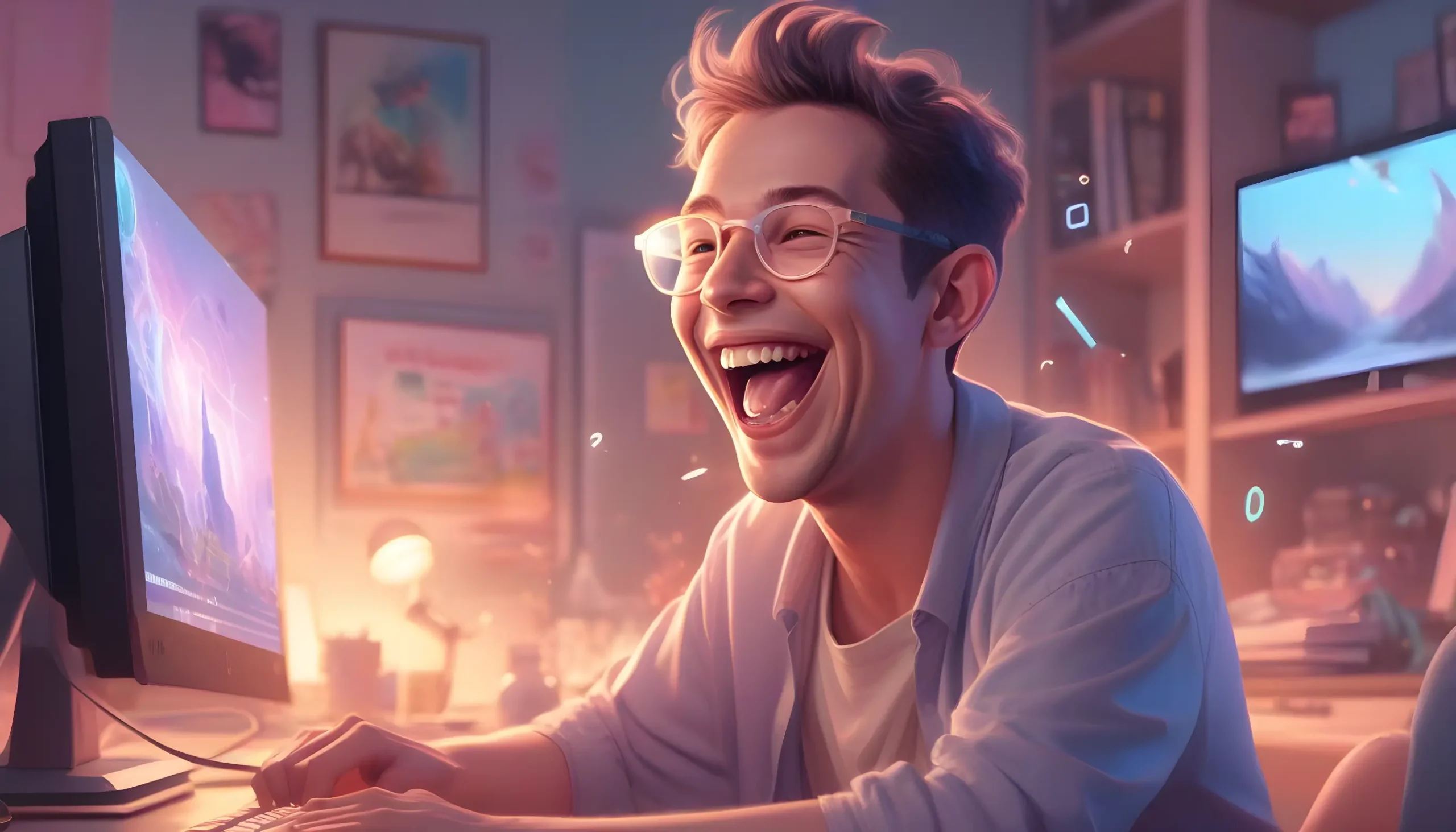 computer laughing and having fun 1 scaled